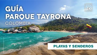11 MEJORES PLAYAS DEL TAYRONA |4K| Guía Completa Parque Tayrona