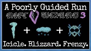 Crazy Damage Scaling with Blizzards and Icicles: A Guided Run of Rift Wizard 3