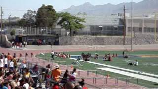Middle School Girls's 100m hurdles