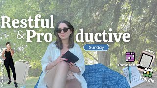 Restful & Productive Sunday: Balance Wants and Needs | Slow Runners Club, Chores, Weekly Prep