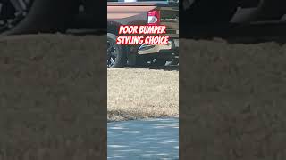 Ugly bumper design #parking #automobile #mechanic #truck #shorts #short #shortvideo #fail #toyota