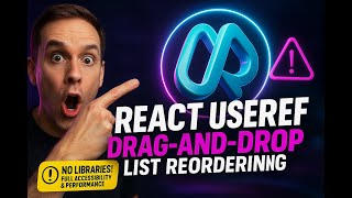 React Drag-and-Drop List Reordering with useRef – No Libraries, Full Accessibility &amp; Performance