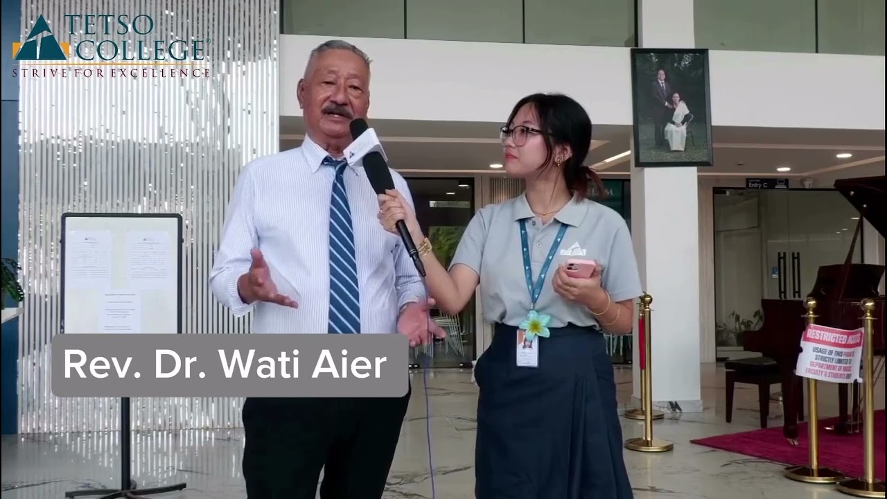 Thumbnail for One Key Advice for Young Leaders: Teamwork | Rev. Dr. Wati Aier #Shorts