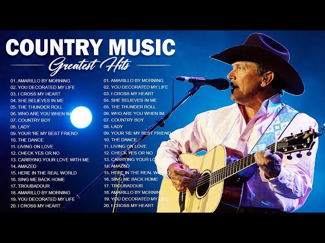 George Strait, Alan Jackson, Garth Brooks Greatest Hits | Best Classic Country Songs of All Time class=