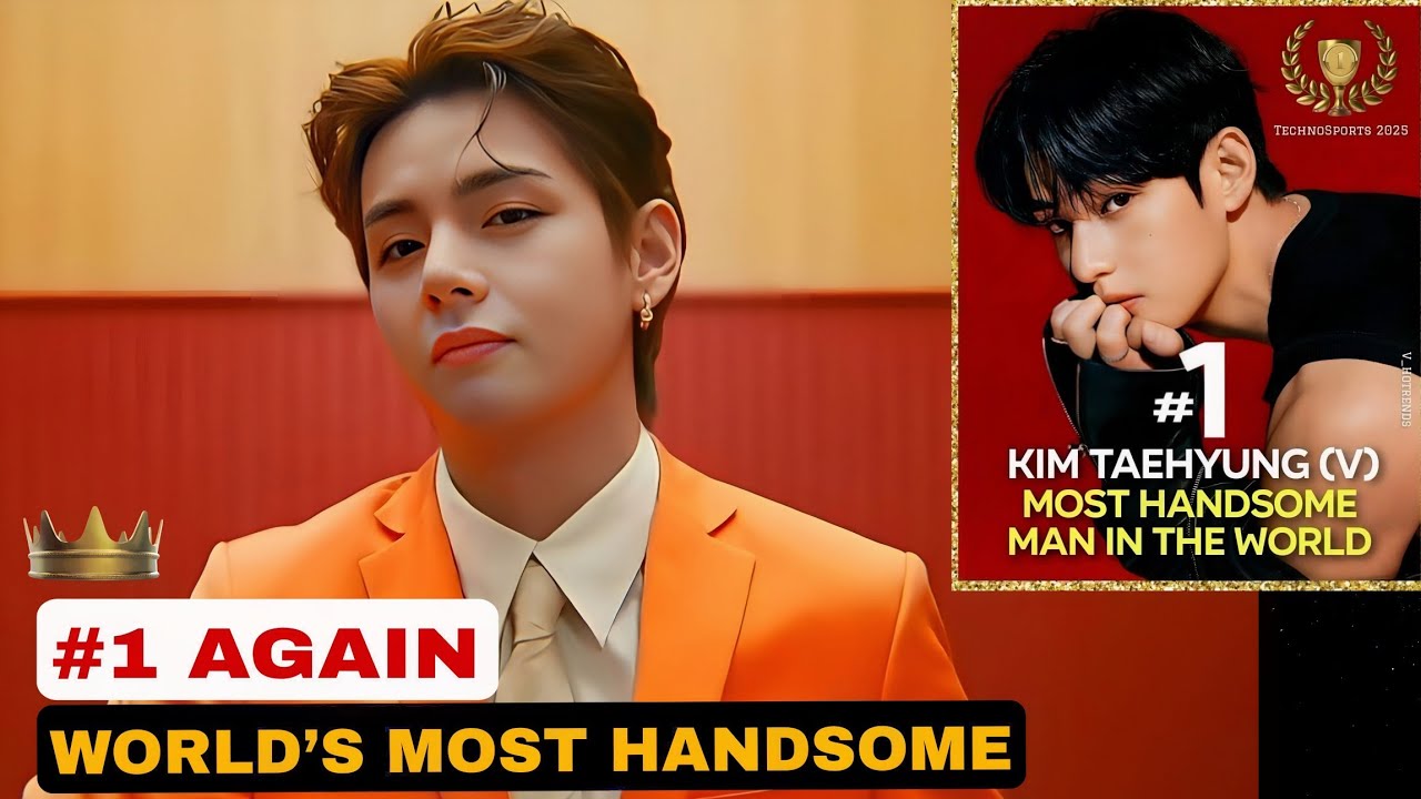 Минуту назад! Он снова это сделал… Тэхён признан самым красивым мужчиной мира 2025 года.