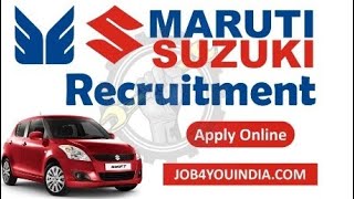 Maruti suzuki CW Recruitment 2026 / Online registration Start #company #marutisuzuki