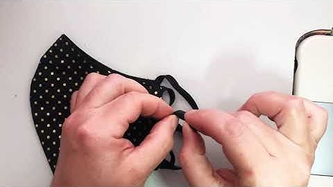 How to add Face Mask Elastic Silicone Adjusters Tutorial