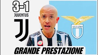 Juventus-Lazio 3-1: Complimenti a tutti, grande prestazione.