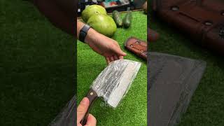 This Viking cleaver slices a coconut like butter