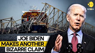 US President Biden claims he commuted over Baltimore bridge by train 'many times' | WION Originals