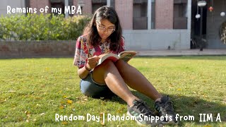 Last Few Days at IIM A | Remains of my MBA - A short Vlog