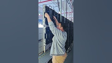 Do you think he will fall?#ledwall #rentalledscreen #leddisplay #eagerled #ledmodule