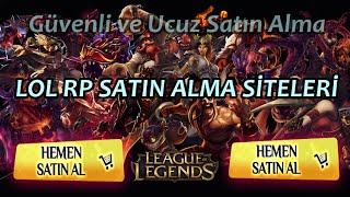 LOL Rp Satın Al - LOL Riot Points Kod Yükleme