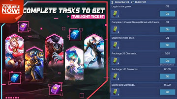 GET FREE SKIN IN WINTER BOX EVENT MLBB/ TOKENS AVILABLE NOW🔥