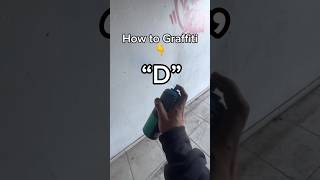 How to easy graffiti letter “D” 👈 #graffiti