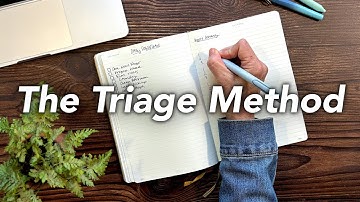 How I Manage My Time - The Triage Method
