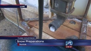 Crews get ready for snow