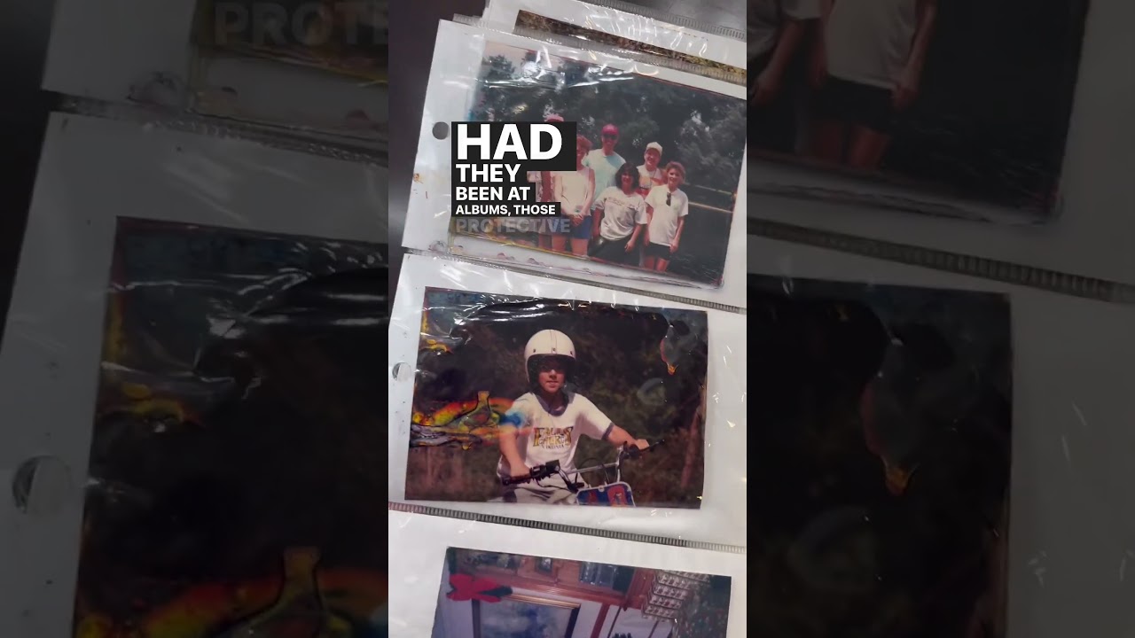 Flood damaged photos