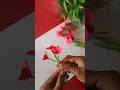 Beautiful paper flowers making #bunchofflowers #diy #origamiflower #craft #shorts