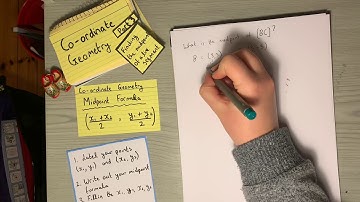 Co-ordinate Geometry Part 3: Finding the Midpoint of a Line Segment