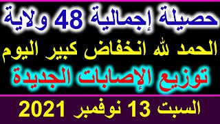 عاجل : حصيلة اجمالية لفيروس كورونا في الجزائر 48 كاملة وبالتفصيل السبت 13 نوفمبر 2021