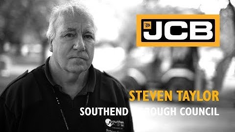 JCB 3CX Compact at work for Southend Cemetery