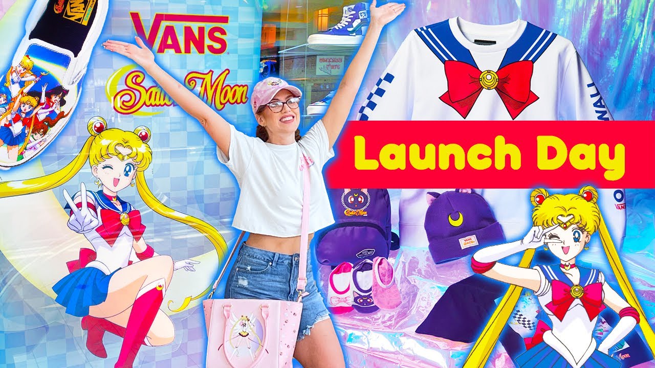 Vans x Sailor Moon IN STORE Launch Day Vlog 6/10/22
