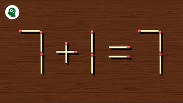 To correct the incorrect equality , you need to move match. Matchstick puzzle
