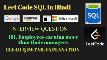 181. Employee Earning More Than Their Managers [SQL Query] | Leetcode problem Easy