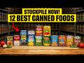 14 Best Canned Foods To STOCKPILE Before SHTF | Prepping 2026 Guide