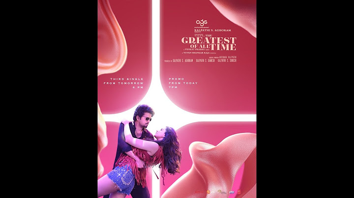 The GOAT - Spark (Promo) Tamil | Thalapathy Vijay | Venkat Prabhu