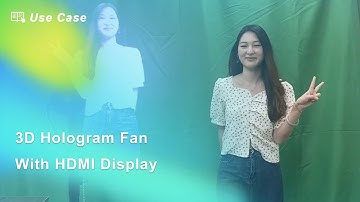 3D Hologram Fan With HDMI Display
