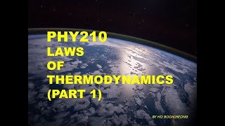 HBH-PHY210 LAWS OF THERMODYNAMICS(PART 1)
