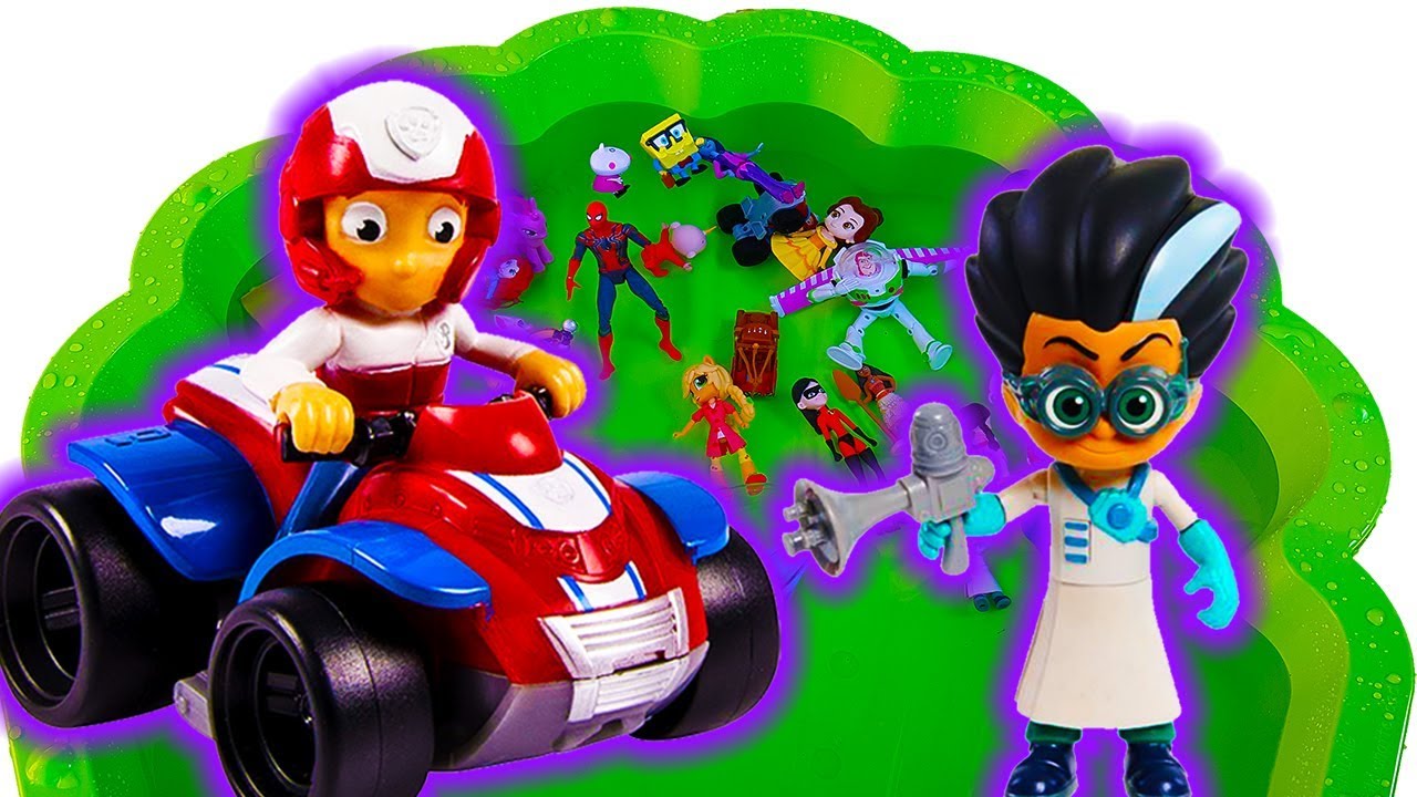 Learn Colors with Paw Patrol, Superheroes, Peppa Pig for Kids Disney