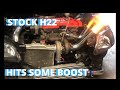 Stock H22 Turbo First start