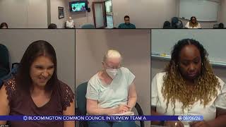 Bloomington Common Council Interview Committee A, August 6, 2026