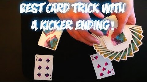 Amazing Card Trick With A KICKER ENDING! Performance And Tutorial!
