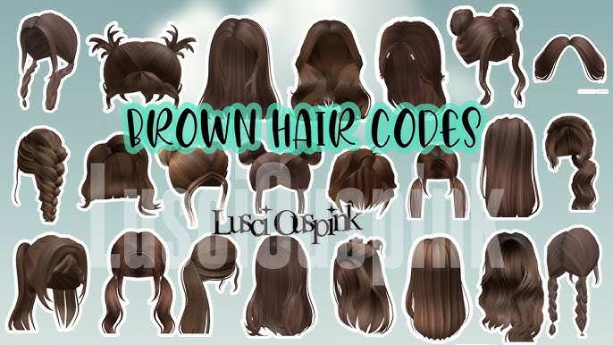 Brown Flowy Hair - Roblox  Black hair roblox, Flowy hair, Brown hair roblox