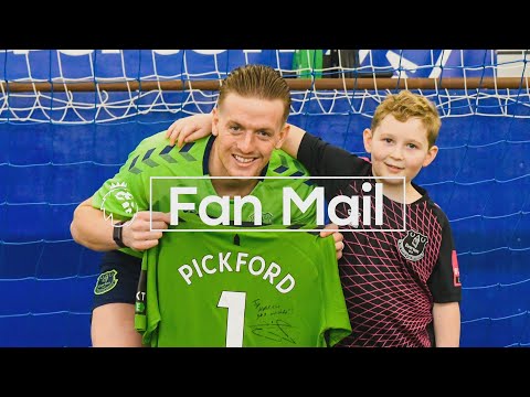 FAN MAIL: JORDAN PICKFORD SURPRISES HIS BIGGEST FAN!