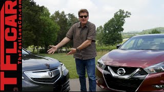 2016 Nissan Maxima vs Acura TLX Mashup Review: The 4Door Sports Car is...