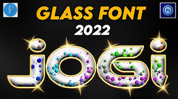 Glass font name editing in ps touch pixlab how to make glass font editing 2022 - Zarraq Creation