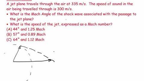 49C5 - Mach Angle and number 1