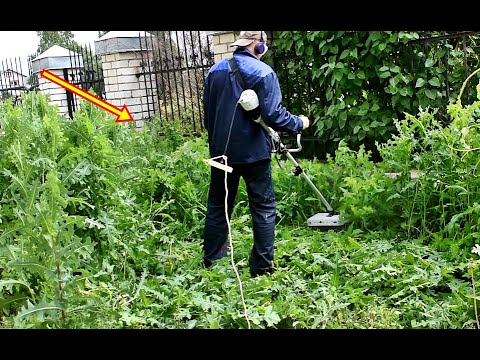 Больше не использую бензиновые триммеры / Электро коса СТАВР 1700 - YouTube