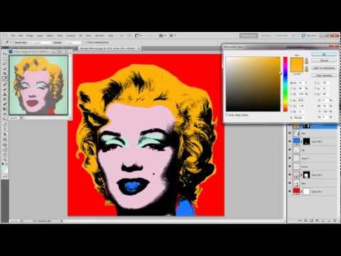 PhotoShop Basics - Andy Warhol silk screen