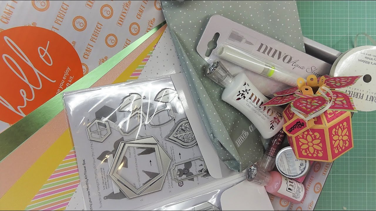 Tonic Studios Craft Kit Flower Power Gift Box Unboxing, Review