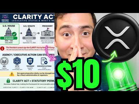 the $10 XRP REPRICE because of CLARITY PASSING!! listen