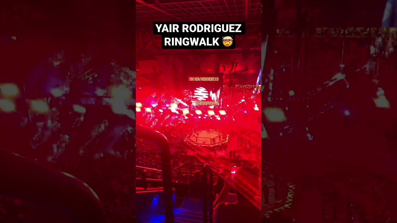 Rodriguez’ ringwalk from the RAC arena stands
