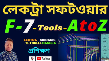 Lectra Modaris CAD tutorial for Beginner | Lectra Modaris Option F7 A to Z || How to operate lectra?