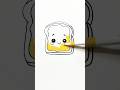 Poor Jam Toast lost its color #shorts #colors #cartoon #kawaii #kidsart #preschool #artforkids