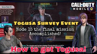 HOW TO GET TOGUSA NODE 15 TUTORIAL | NEW SEASON 7 THEME EVENT | CALL OF DUTY MOBILE | DEOGAMING